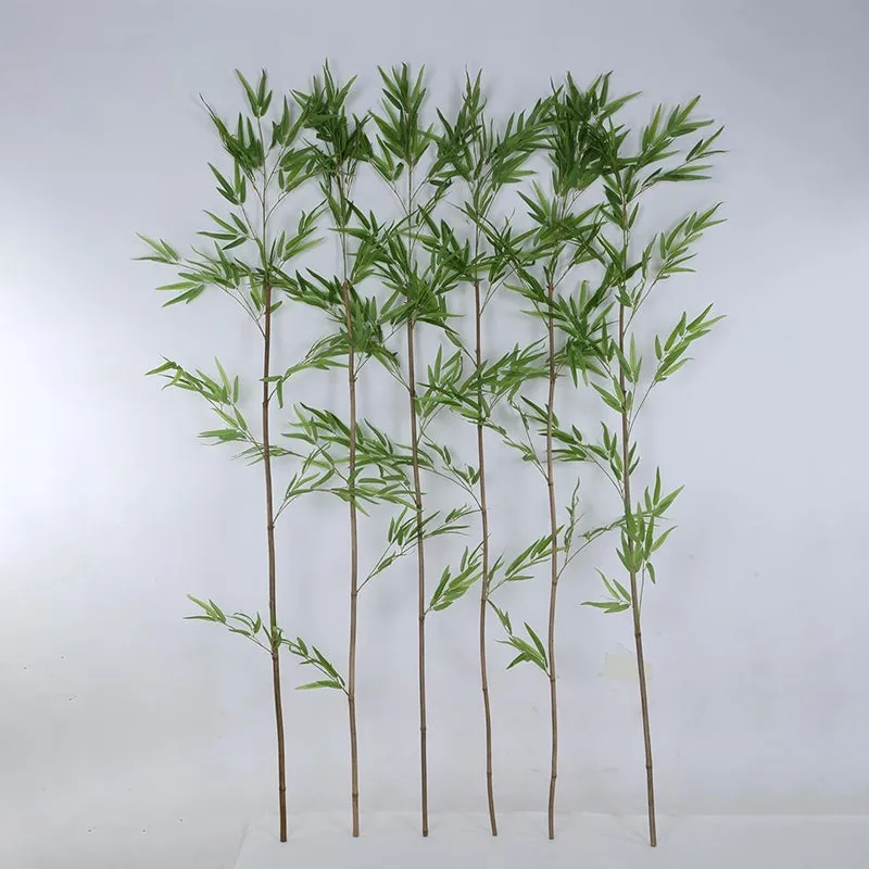 Faux Single Bamboo Plant Without Pot (6.56 ft) - Set Of Six media 6