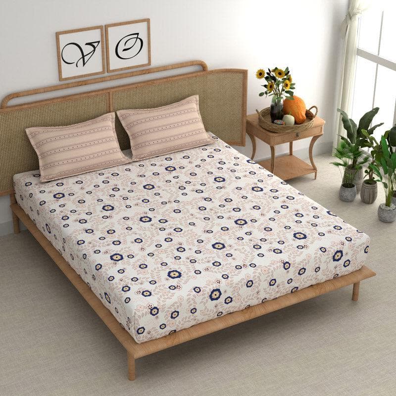 Cornea Floral Microfiber Bedsheet - 180 GSM media 4