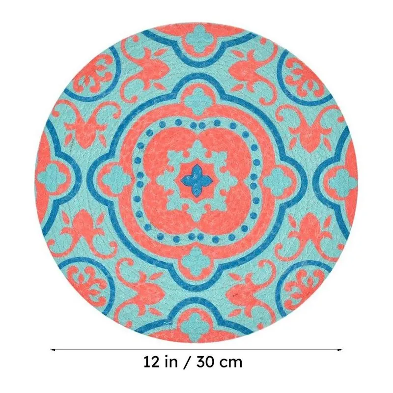 Garbha Round Placemat - Set Of Six media 5
