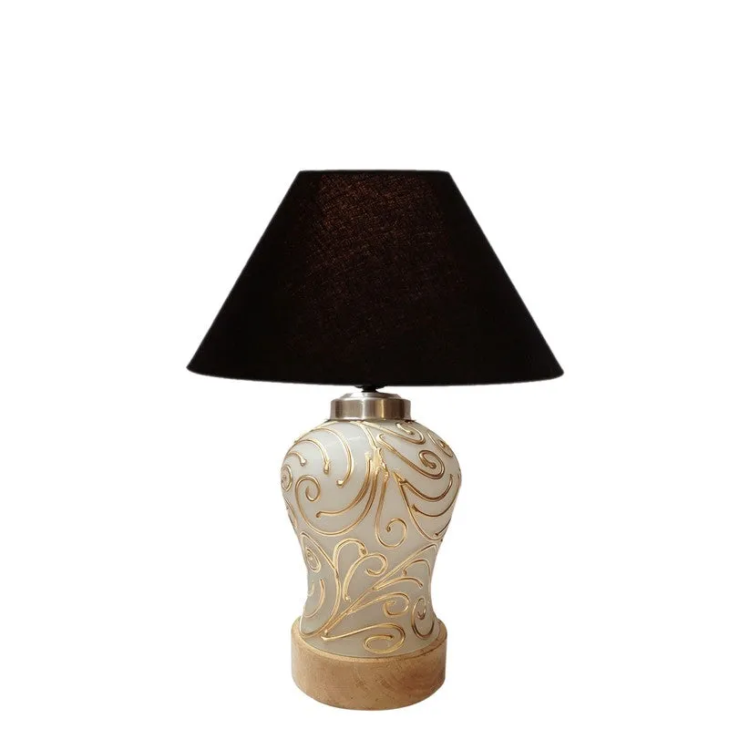 Lumithra Wooden Table Lamp - Black media 4