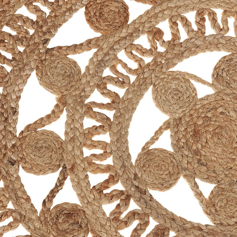 Knot Theory Braided Jute Area Rug - Beige media 5