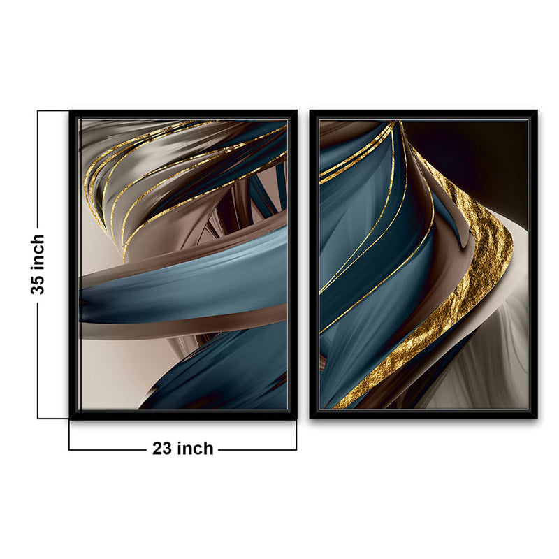 Irene Abstract Wall Art - Set Of Two media 7