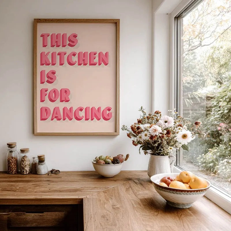 DancingKitchen Archival Canvas Wall Art - Brown media 7