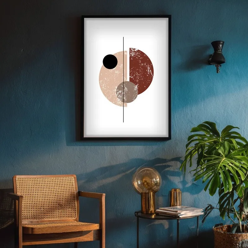 Tectonic Shift Canvas Wall Painting With Black Frame media 8