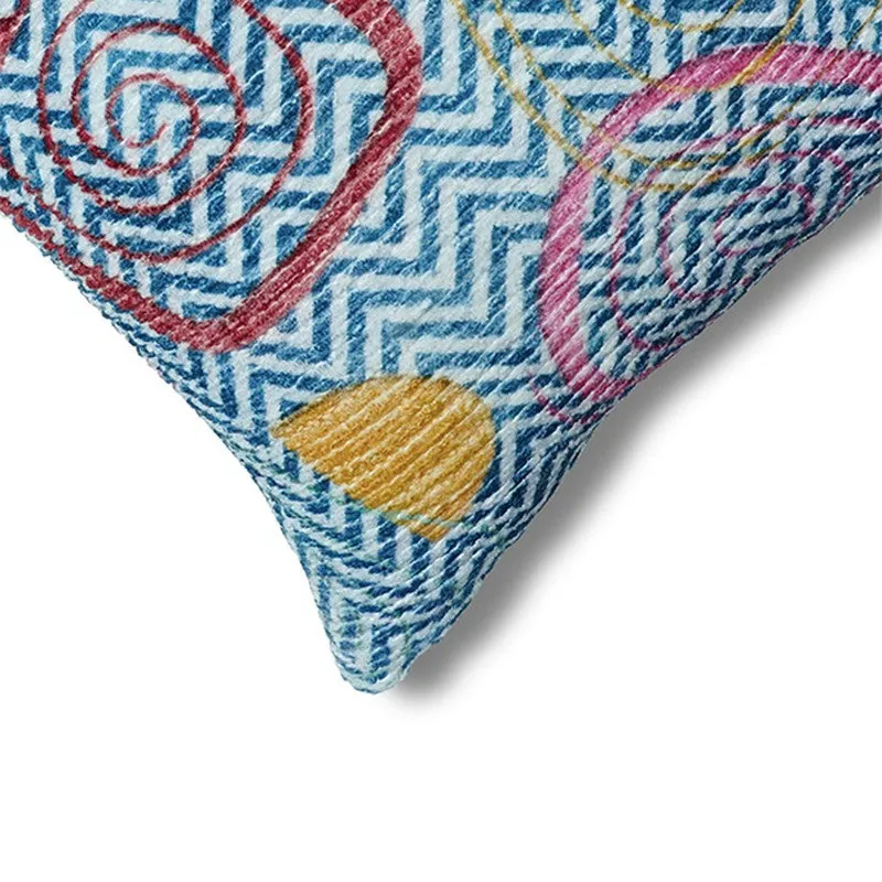 BlossomTrail Cushion Cover - Blue media 4