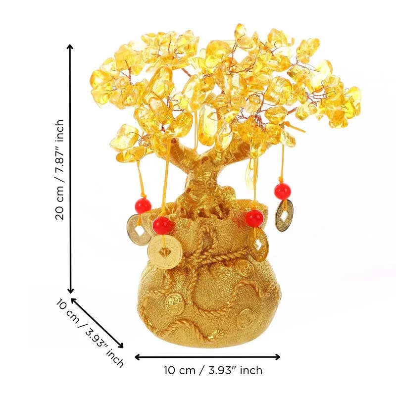 Citrine Fortune Tree Resin Showpiece media 5