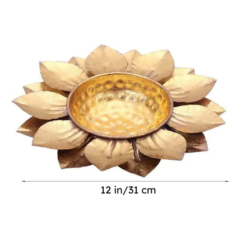 Petals Urli Décor Accessory- Gold media 7