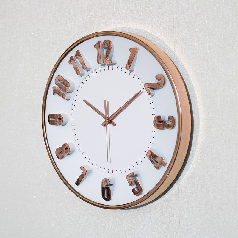 Luxe Sweep Plastic Wall Clock media 5