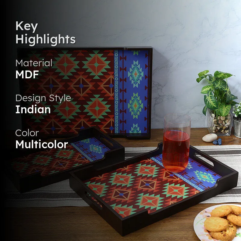Kritya Serving Tray - Set Of Three media 2