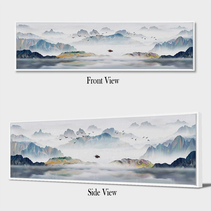 Valerie Cotton Canvas Wall Painting With Frame media 5