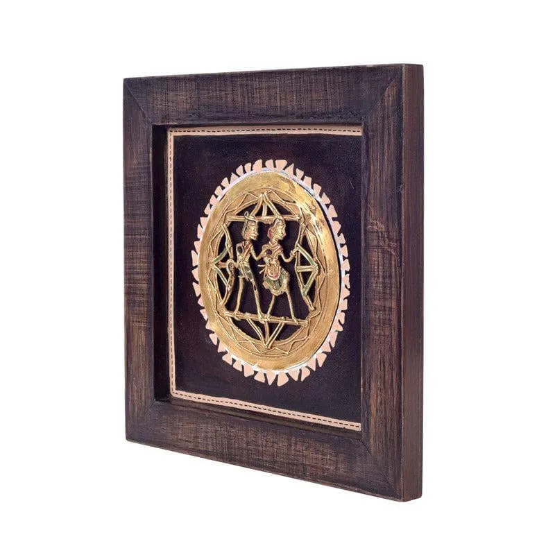 Majori Dhokra Brass Wall Art media 4