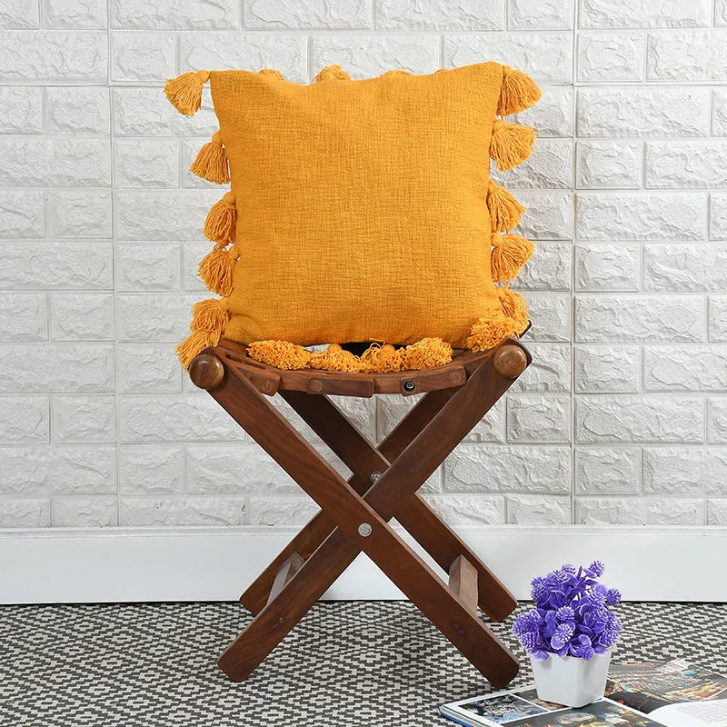 Tassia Cushion Cover (Yellow) - Set Of Two media 6