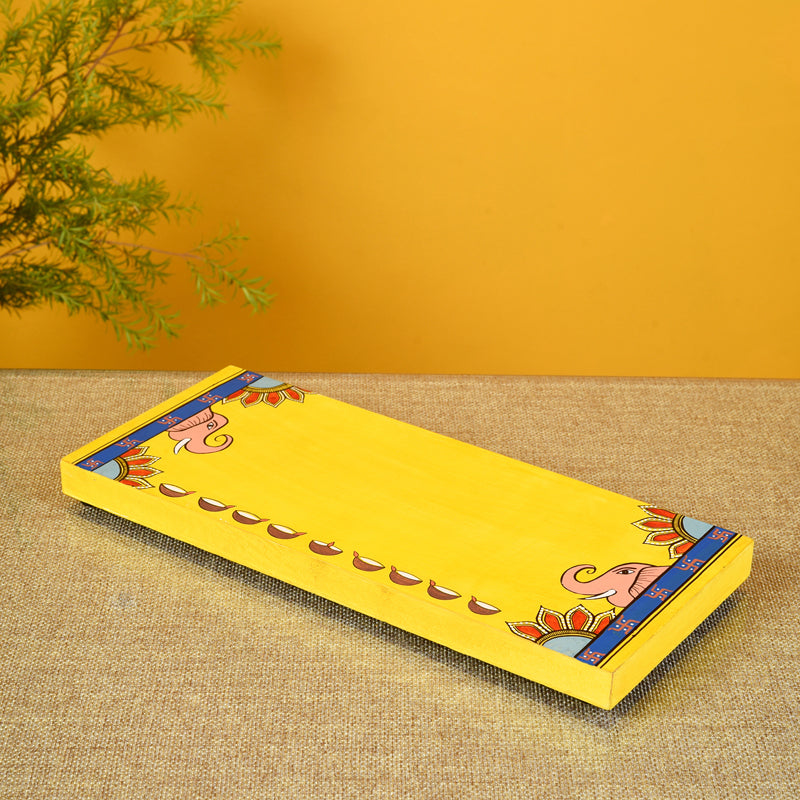 Gajendra Yellow Pooja Chowki media 3