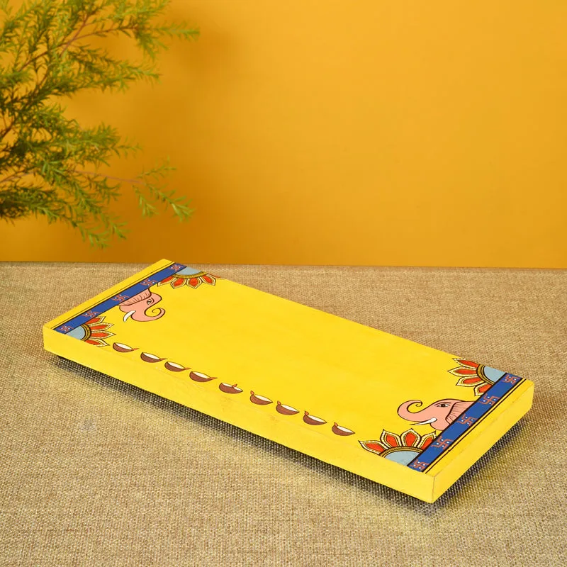 Gajendra Yellow Pooja Chowki media 3