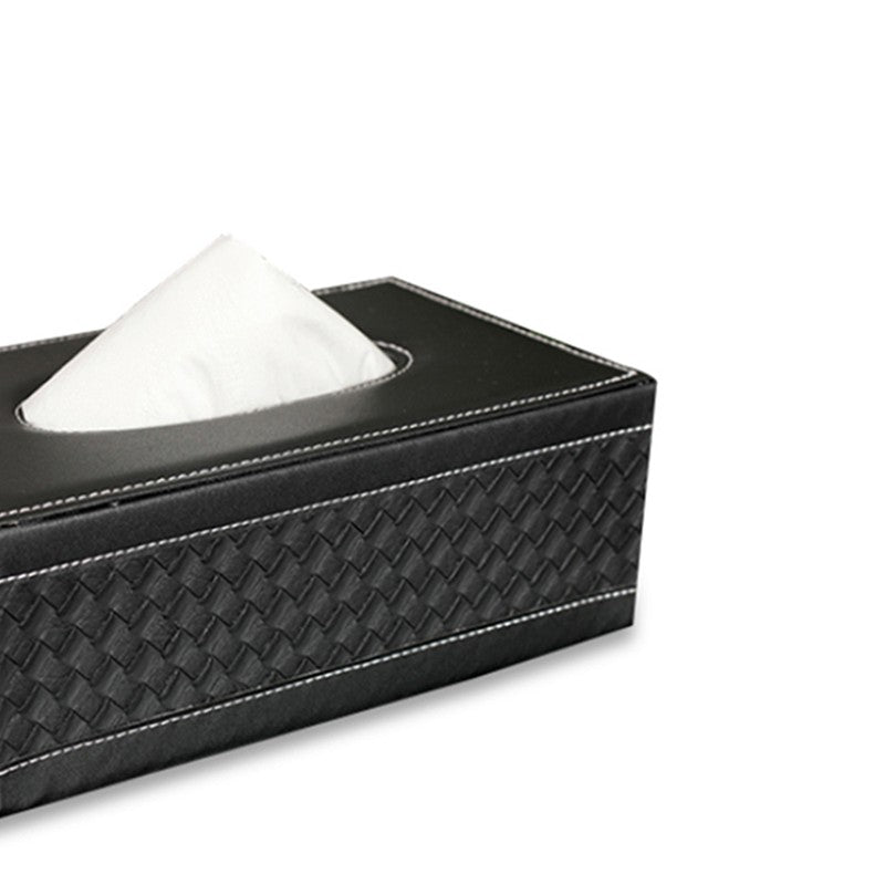 AarviDecor Evara Faux Leather Tissue Holder media 5