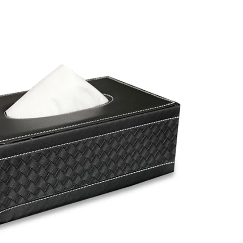 AarviDecor Evara Faux Leather Tissue Holder media 5