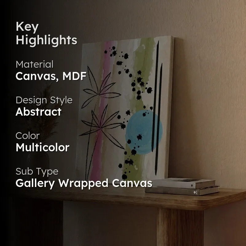 Stellar Splash Canvas Wall Painting media 2