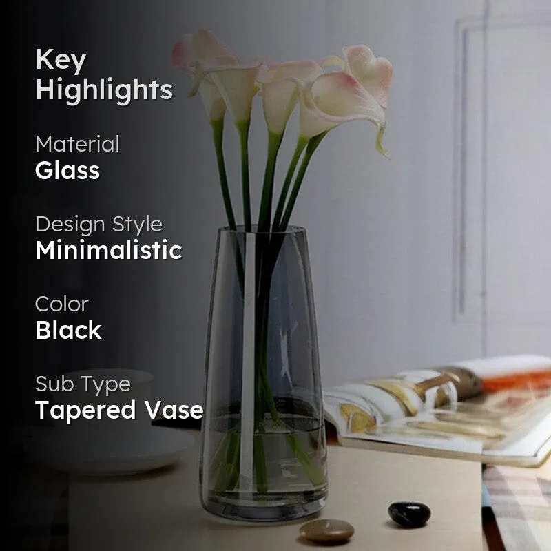 Madge Glass Vase - Black media 2