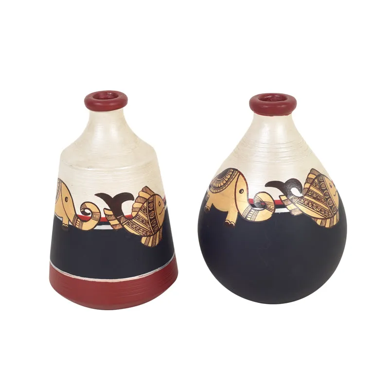 Machli Madhubhani Vase - Set Of Two media 3