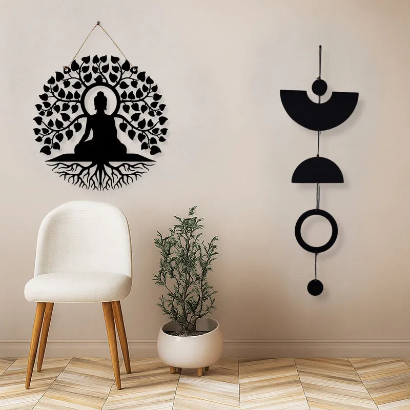 Bodhisatva Abstracts Iron Wall Accent - Set Of Two media 1