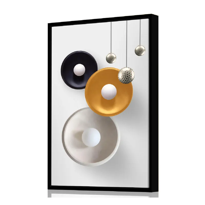 Holly Abstract Cotton Canvas Wall Art media 2