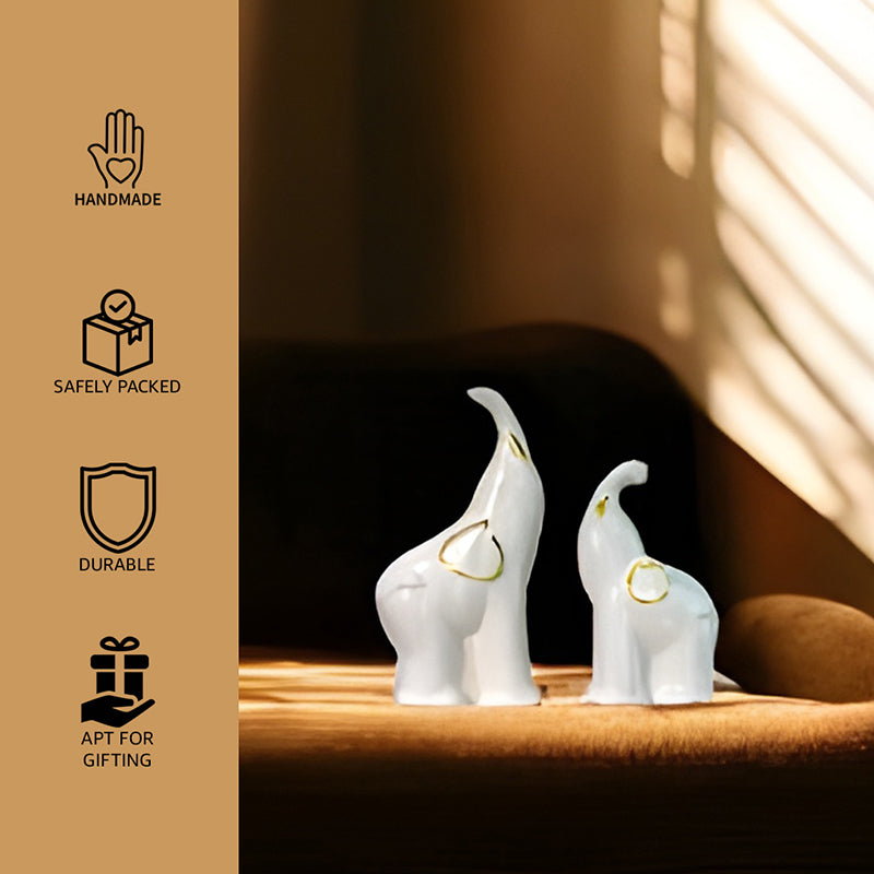 Tusker Trumpet Showpiece - Set Of Two media 4