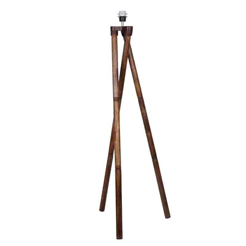Criss Crossed Tripod Lamp - White media 5
