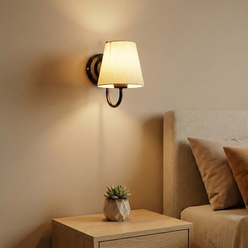 OrbitShade Soft Loom Cotton Wall Lamp - Off White