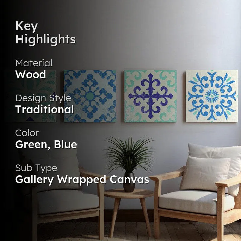 Sofana Ethnic Wall Art - Set of Four media 2