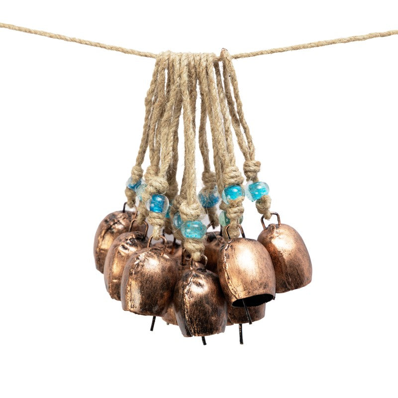 Aura Decorative Hanging Bell (Copper) - Set Of Ten media 5