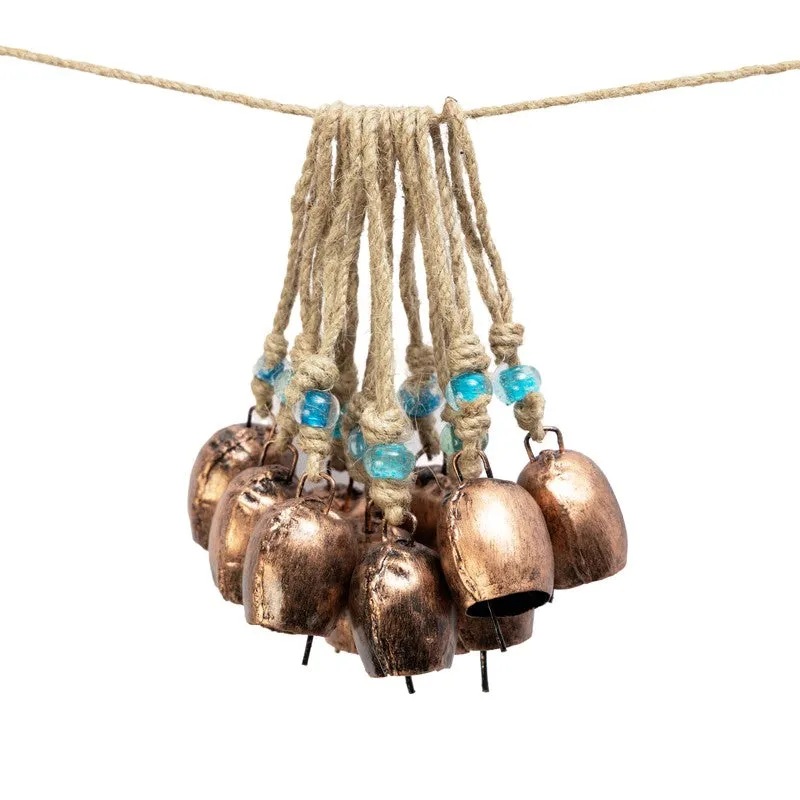Aura Decorative Hanging Bell (Copper) - Set Of Ten media 5