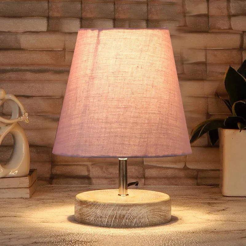 Renvo Fabric Table Lamp - Grey media 1