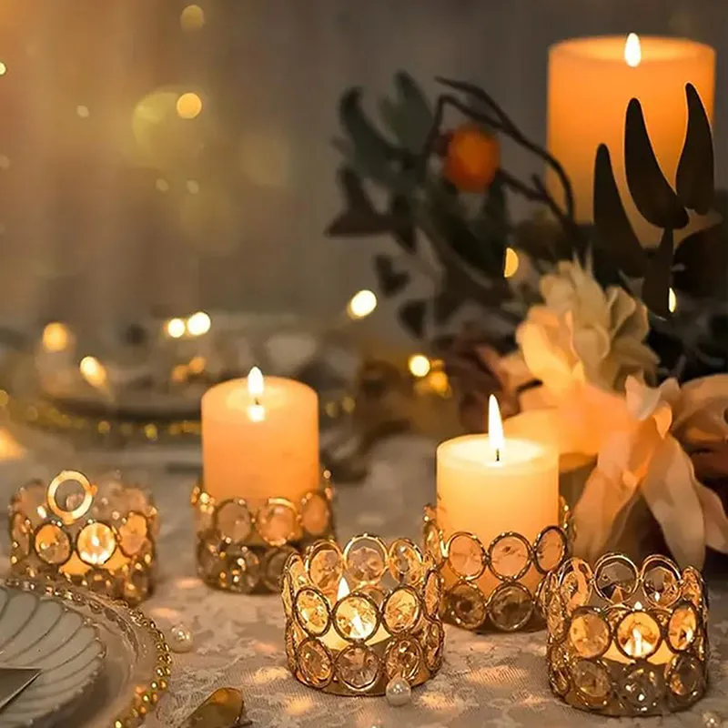 Crysta Orna Tea Light Holder - Set Of Six media 1