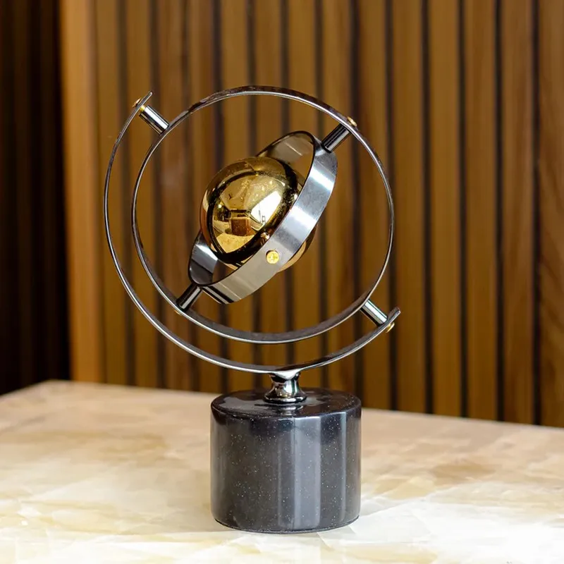 Gyroluxe Metal & Marble Showpiece media 7