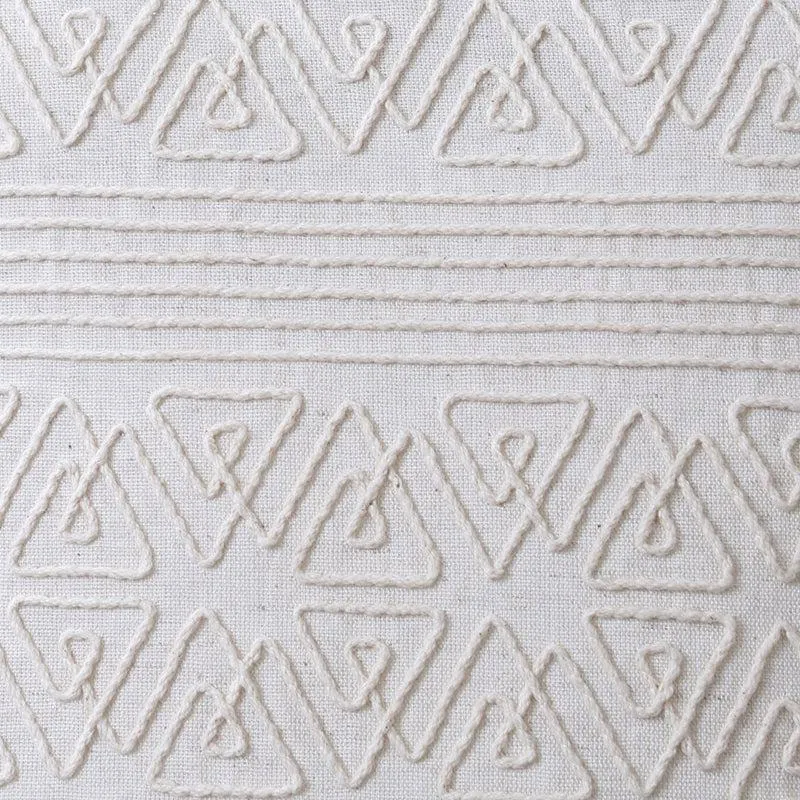 Threaded Crest Cotton Cushion Cover media 4