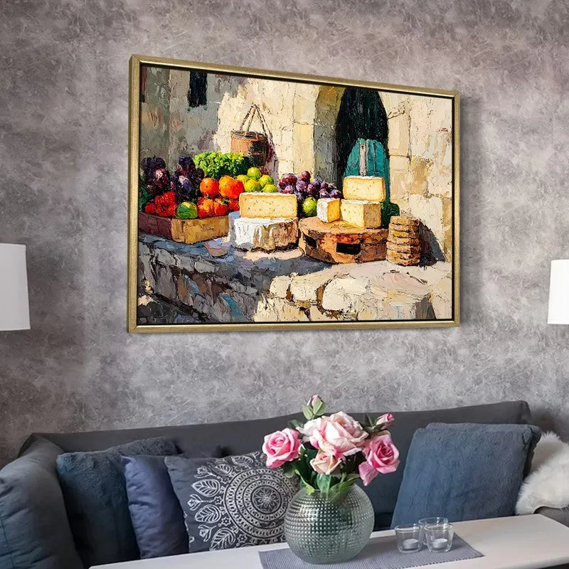 Harvest Canvas Wall Painting With Frame media 6