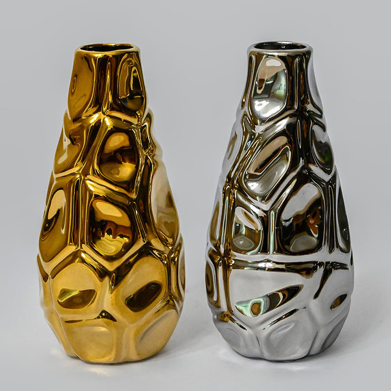 Olyra Nuo Ceramic Vase - Set Of Two media 7