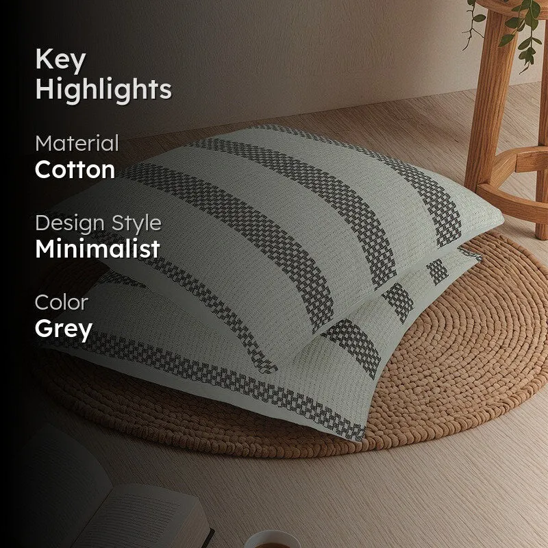 Zeyna Dream Cushion Cover (Grey) - Set Of Two media 2