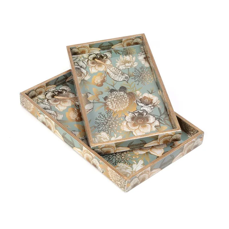 Mughal Gaja Regal Serving Tray - Set Of Two media 3