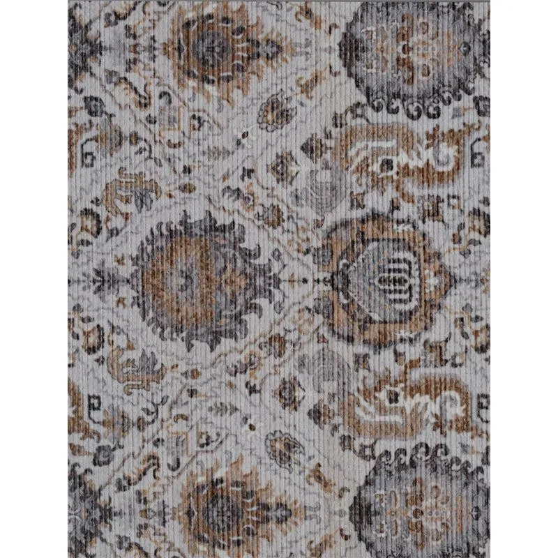 Daniyar Ethnic Carpet - Ash media 4