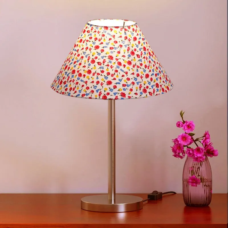 Noctra Zyn Floral Metal Table Lamp - Multicolor media 3