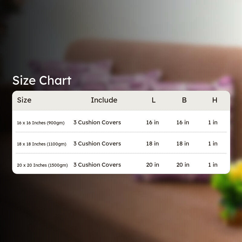 Squarecraft Cushion Cover (Purple) - Set Of Three media 8