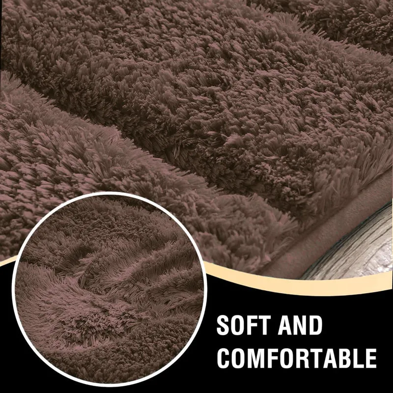 Toronto Touch Microfiber Bath Mat - Brown media 5