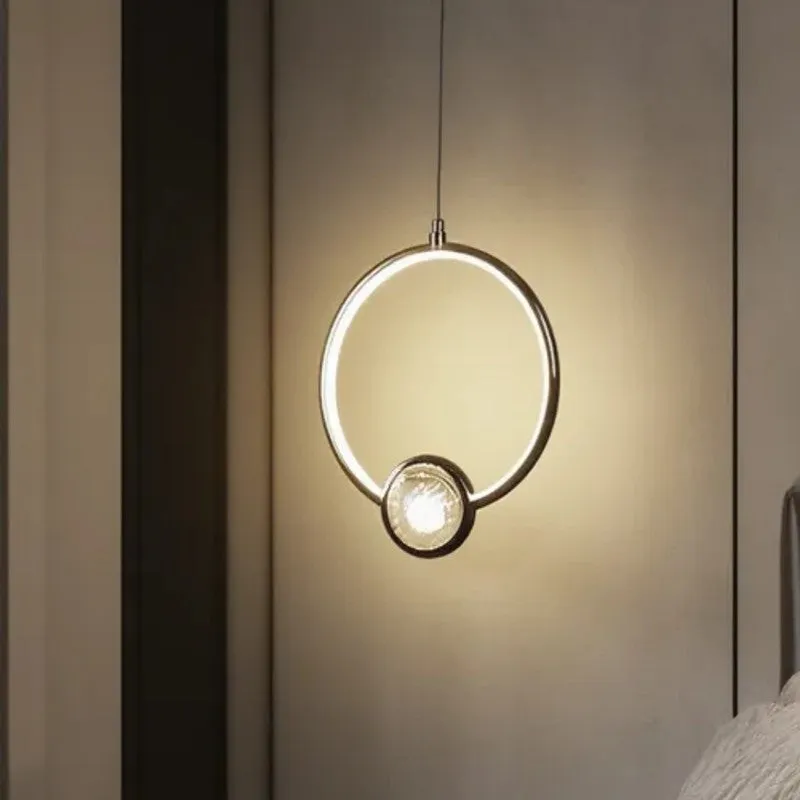 Hailera Iron Ceiling Lamp (Silver) - Round media 1