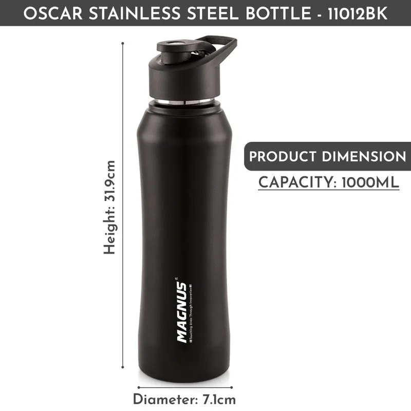 Fluxa Stainless Steel Water Bottle (Black) - 1000 mL media 11
