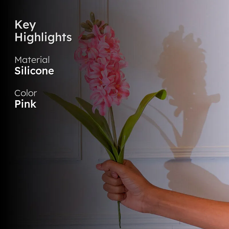 Faux Hyacinth Lily Flower Stick (Pink) - 17 CM media 2