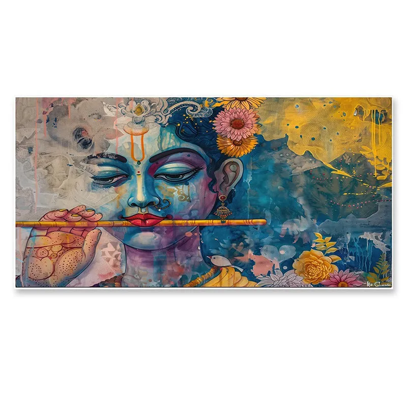 Balakrishna Venu Canvas Wall Painting media 3
