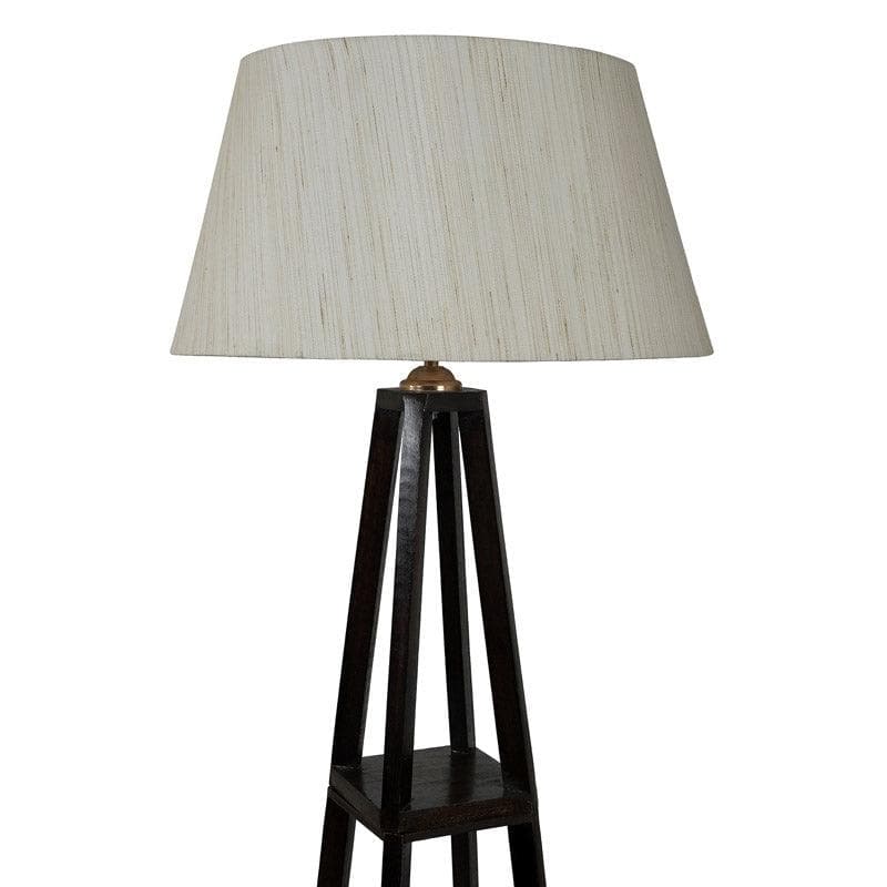Seasa Wistera Floor Lamp With Shelf - Light Beige media 5