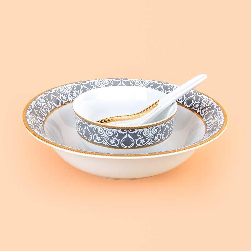 Victorian Grey Dinner Set - 33 Piece Set image 5