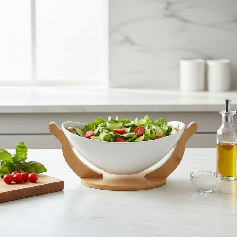 Table Bloom Ceramic Serving Bowls( 900 mL Each) - Set Of Two